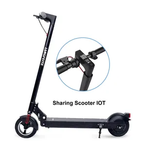 Omni Anti Theft Alarm Sharing Electric E-scooter 8.5 10 Inch Tire With Real-time Tracking GPS Scooter 4G IOT Device