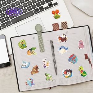 50/60 pièces Pokemoned usine ventes directes ordinateur portable <span class=keywords><strong>Manga</strong></span> Anime autocollants étanche PVC impression poche monstres miroir autocollants - Product Image 6