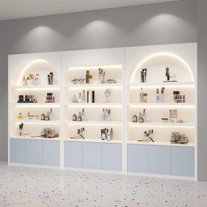 Vitrine de présentation de cosmétiques modernes, présentoir d'échantillons de maquillage pour salon de beauté, armoire d'affichage pour studio de peinture, personnalisation - Product Image 2