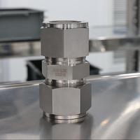 SS316 Stainless Steel Compression Tube Fittings Manufacturer High Pressure Tees Elbows Unions Threaded Adapters 1/4 to 1inch