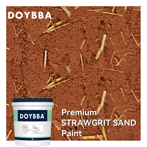 Peinture murale liquide en fibres de paille naturelle pour décoration intérieure et extérieure de villas, vente directe usine - Product Image 6