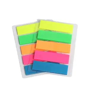 Custom logo reusable pet clear mini office school memo pad posted it index sticky notes
