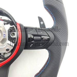พวงมาลัยรถยนต์หนังรูระบายอากาศสีแดง M1 M2 รุ่นยอดนิยมสำหรับ BMW ซีรีส์ 3 ซีรีส์ 5 F10 F20 F30 F90 F01 F02 - Product Image 6