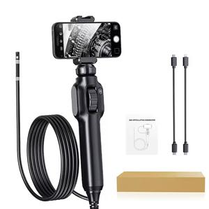 Boroscopio Articulado WiFi S43-OTG con Lente de Dirección de 180 Grados y 2 Vías para iPhone y Android, Cámara de Inspección Endoscópica HD1080P de 2MP - Product Image 1