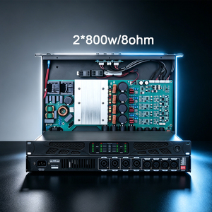 เครื่องขยายเสียงดิจิตอลประสิทธิภาพสูง 2CH รุ่น BG2.8 กำลังขับ 2*800W ที่ 8 โอห์ม 2*1200W ที่ 4 โอห์ม คลาส D สำหรับงานเสียงระดับมืออาชีพ ตัวเครื่องโลหะ ทนทาน และพกพาสะดวก - Product Image 1