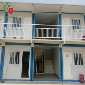 Casa Contenedor Modular Noah Ark de 2 Pisos, Panel Sándwich, Edificio Prefabricado Moderno para Uso Hotelero - Product Image 3
