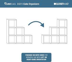 Nhà Máy Bán Buôn Bằng Gỗ Phòng Khách Cube Kệ Sách Dễ Dàng Lắp Ráp Lưu Trữ Kệ Tổ Chức 3 Tier Bằng Gỗ Đơn Vị Lưu Trữ - Product Image 5