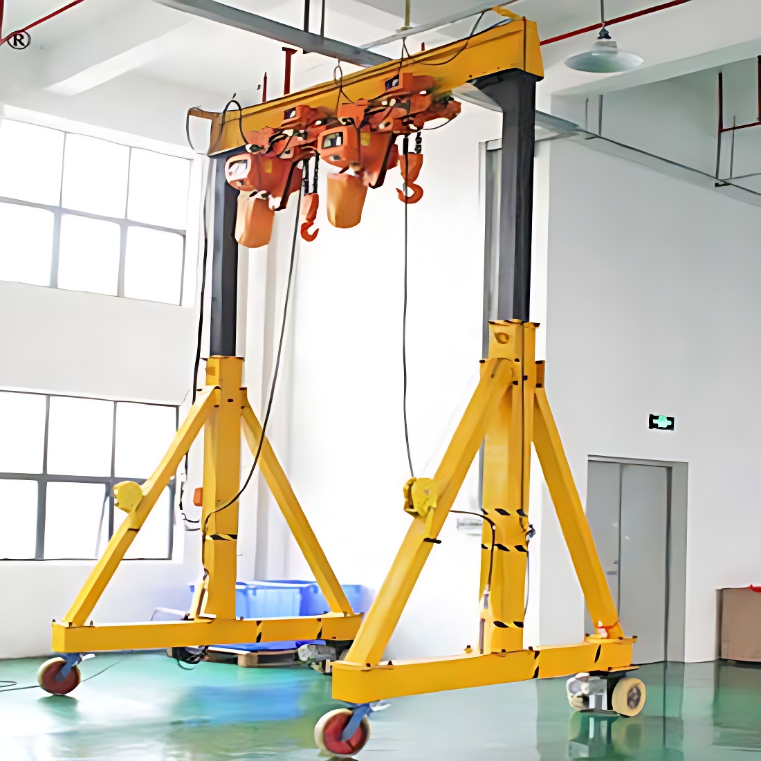 Мини-небольшой Электрический мобильный козловой кран Crane1 2 3 5 10 тонн портальный Портальный Кран
