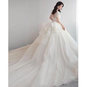 Nuevo Vestido Largo Elegante con Lentejuelas, Vestido de Novia, Accesorios para Vestidos de Boda - Product Image 5