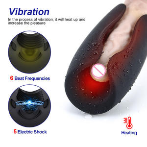 <span class=keywords><strong>3</strong></span> fonksiyonlar erkek vibratör vücut güvenli silikon erkek mastürbasyon zevk seks oyuncakları adam iç<span class=keywords><strong>in</strong></span> - Product Image 4