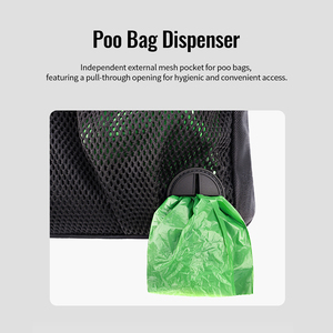 Bolsa <span class=keywords><strong>de</strong></span> Cintura Ajustable e Impermeable <span class=keywords><strong>de</strong></span> Nailon para Premios y Comida para Mascotas Winhyepet, Dispensador <span class=keywords><strong>de</strong></span> Bolsas para Excrementos <span class=keywords><strong>de</strong></span> Perro, Manos Libres para Viajes - Product Image 3