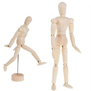 <span class=keywords><strong>Mannequin</strong></span> articulé en <span class=keywords><strong>bois</strong></span> pour artistes, modèle de figure humaine pour le dessin et la peinture, outil d'aide au croquis - Product Image 6