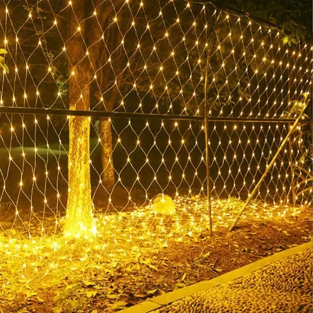 Dimensioni personalizzate LED Net Mesh Fairy Light Garland Fairy Light Wedding Holiday Light