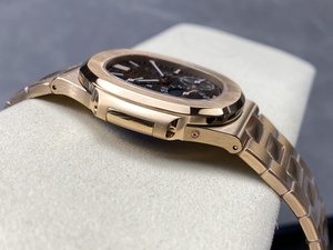 Reloj de Lujo de 41 mm, Oro Rosa, Mecánico, Super Calidad, Resistente al Agua, Fábrica PPF, Movimiento 5712 240, Multifunción, Fase Lunar - Product Image 4