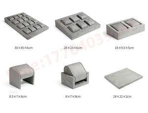 12 khe cắm màu xám đồng hồ hiển thị Khay Đứng thiết lập phát sóng trực tiếp đạo cụ Đồng hồ chủ truy cập xem hộp & trường hợp - Product Image 3