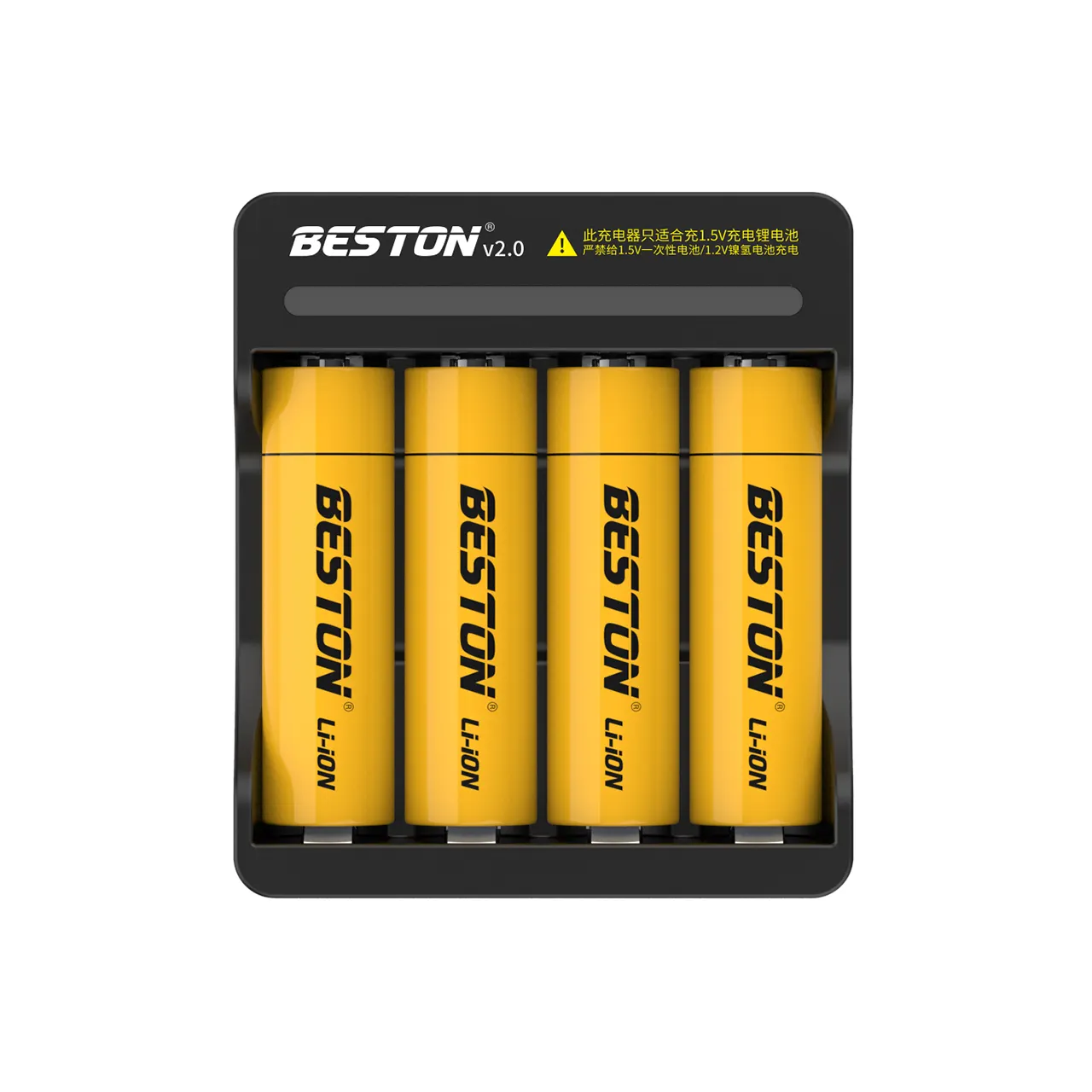 BESTON AA 1,5 V 2200mAh Lithium wiederauf ladbarer KTV-Mikrofon akku 3500mWh