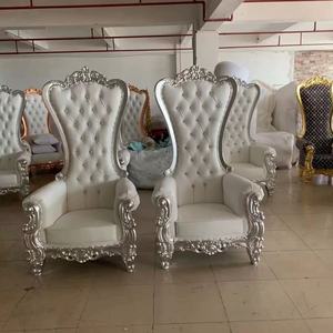 Silla de Trono Real de Lujo, Silla Dorada para Bodas, para Novios - Product Image 3
