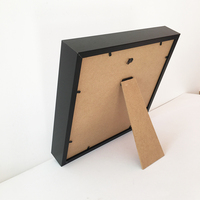 Cadre de boîte à souvenirs carré noir Sunnahed 25x25 cm, 20x20 cm, 15x15 cm, profondeur 5 cm, cadre de boîte à souvenirs en carton DIY