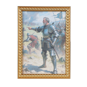 Tường trang trí nội thất Tabletop hiển thị vàng trang trí công phu Vintage 5x7 khung ảnh 5x7 hình ảnh khung với kính thực - Product Image 4