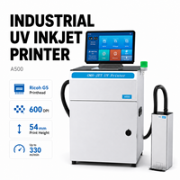 Impresora de Inyección de Tinta UV de Alta Velocidad 330m/min Ricoh G5 600DPI PIJ, Máquina de Codificación Industrial de 54mm para Datos Variables, Códigos QR y Matrices de Datos
