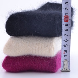 Women's Super Warm Winter <strong>Socks</strong> Thick Cozy Rabbit <strong>Wool</strong> and Cashmere Crew Length Wholesale Daily Use Fluffy <strong>Socks</strong> - Product Image 1