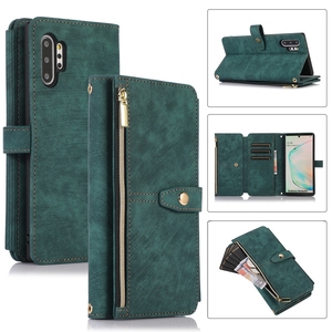 Funda de teléfono con diseño de cremallera con ranuras para tarjetas para MI 11T, funda tipo billetera para Xiaomi 11T Pro, para <span class=keywords><strong>Galaxy</strong></span> S23/S24 Pockets - Product Image 1