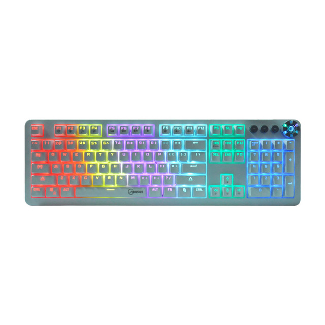 2020 Mechanical Keyboards Instruments Usb Computer Oem Key Status Style Cable Plastic RG Pink Illuminated LED Keyboard