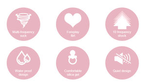 Nouveau Vibrateur Aspirant pour Stimulation Clitoridienne et Vaginale, Vente en Gros Usine, Meilleure Vente - Product Image 3