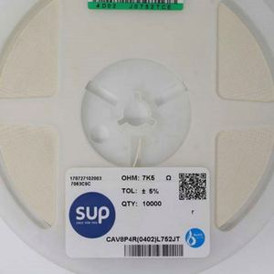 Whole Sale CAV8P4R 0402L752JT 8P4R_0402 Resistors Chip Resistor Arrays SMD Resistor Networks - Product Image 1