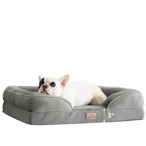 도매 빨 수 있는 고급 수면 쿠션 다채로운 부드러운 따뜻한 애완 동물 침대 작은 라이브 애완 동물