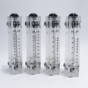 耐久性プラスチックチューブ流量計パネルマウント流量計インライン水流計PVC水流計Rotameter Ss316 3インチユニット - Product Image 6