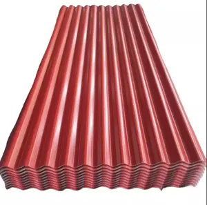 0.38mm 0.45mm RAL5021 RAL3000 PPGI corrugated roofing sheet for roofing