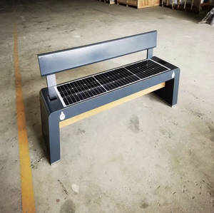 Couleurs personnalisées de haute qualité banc solaire intelligent extérieur chaises de parc intelligentes bancs publicité - Product Image 3