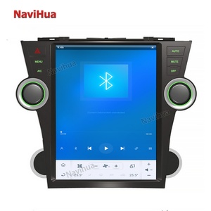 Navihua Car Android Radio Stereo Vertical Screen DVD Player GPS Navigator Multimedia Video <b>System</b> for Toyota Highlander 2010-12 - Product Image 4