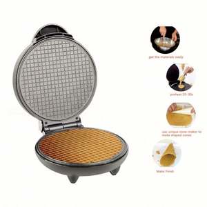 Mini Crêpière Électrique Portable en Acier Inoxydable Antiadhésive avec Thermostat Automatique pour Crêpes et Pancakes, Idéale pour le Petit-Déjeuner et la Cuisine Domestique - Product Image 3