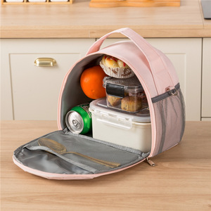 Bolsa Térmica para Almuerzo Tasty Food, Azul Marino, Mantiene el Calor y el Frío, Bolsa de Hombro para Viajes y Picnic - Product Image 4