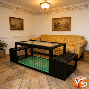 ZDYS - Juego de Fútbol Interactivo para Mesa con Luces LED, Subsoccer, Máquina de Fútbol Bajo la Mesa - Product Image 1