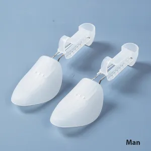 1 Pair Adjustable Shoe Trees Plastic Women Mens Boot Holder Shaper Support Shoe Stretcher Expander