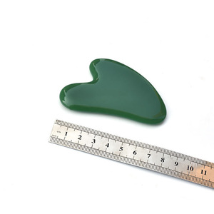 Wholesale Best Green Aventurine Real <b>Jade</b> Gua Sha Face <b>Roller</b> Massage Gau Sha Stone Face <b>Roller</b> Massager - Product Image 3