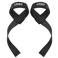 Vente en gros de bracelets de fitness élastiques avec logo personnalisé sangles d'haltères pour le sport et l'entraînement avec bandes auto-agrippantes pour l'haltérophilie