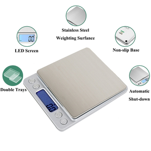POSISION <strong>Mini</strong> Portable Electronic <strong>Scale</strong> Kitchen Weighing Smart <strong>Scales</strong> Digital Electronic Wax Measuring Tools Stainless Steel - Product Image 3