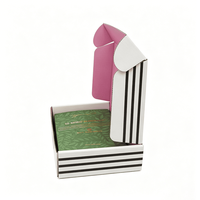 Boîtes d'expédition en carton ondulé imprimées avec un slogan motivant personnalisé, conception gratuite, emballage cosmétique boutique, boîte en carton pour l'expédition