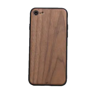 Geeignet für iPhone 15 Holz Handy hülle 15pro Walnuss 15promaxTPU All-Inclusive Massivholz Handy hülle