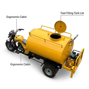 Nuevo <span class=keywords><strong>Triciclo</strong></span> Motorizado de Carga Abierta con Tanque de Agua, Motor de 300cc Refrigerado por Agua, Alta Velocidad - Product Image 4