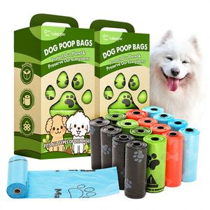 Bolsas para excremento de perros biodegradables y ecológicas 100% con logotipo personalizado - Product Image 1
