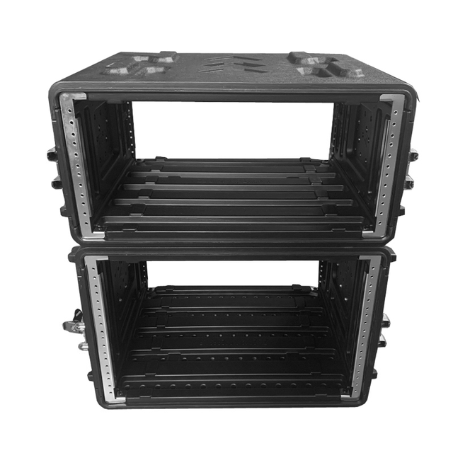 Kkmark 2ru 3ru 4ru 6ru 19inch Customized Detachable Lightweight for Power Anplifier Speaker 14 Space Amp Plastic Rack Cases