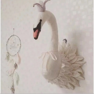 Búp Bê INS Treo Tường Hình Thiên Nga Móng Tay + Vương Miện Đồ Chơi Quà Tặng Kỳ Lân Hình Kỳ Lân Cho Trẻ Em Bé Đệm Nhồi Bông Ngủ Hình Chú Thỏ - Product Image 4