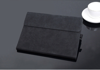 Vente en gros de housses à rabat en cuir de mouton PU tendance HUANLONG pour Microsoft Surface Book Pro 3/4/5/6 & GO