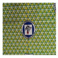 Tela estampada de poliéster ankara, personalizada, para uniformes escolares