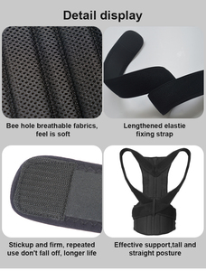 Ceinture de soutien lombaire correcteur de posture ceinture de soutien du dos vente directe soulagement de <span class=keywords><strong>la</strong></span> <span class=keywords><strong>douleur</strong></span> bosse améliore <span class=keywords><strong>la</strong></span> colonne vertébrale - Product Image 3